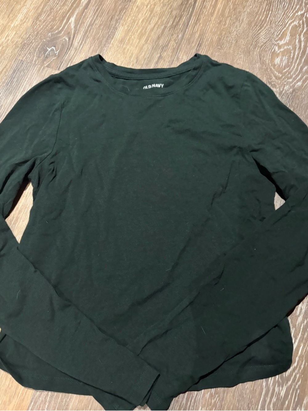 Old Navy Long Sleeve Crewneck Tee - Forest Green